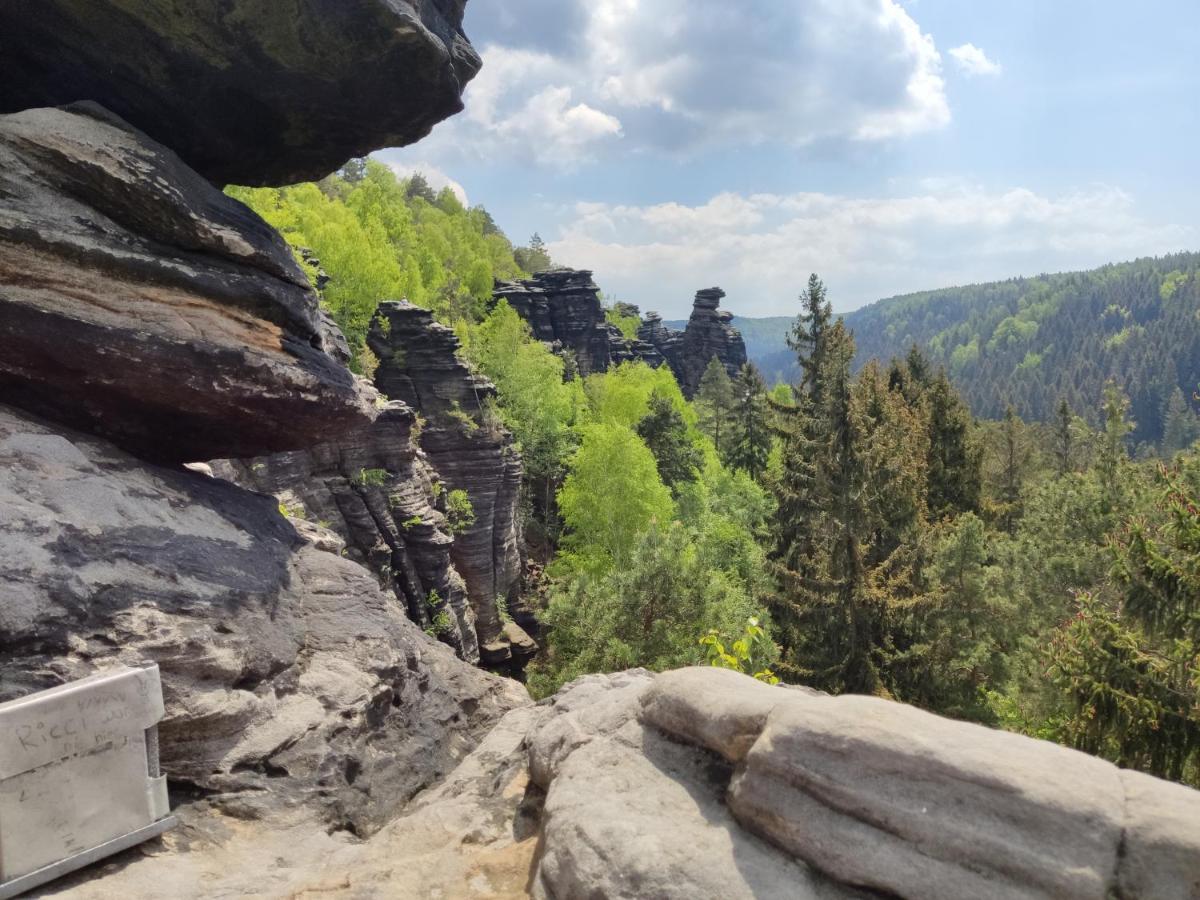 Ferienwohnung Saechsische Schweiz Rosenthal-Bielatal Esterno foto